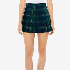 American Apparel Tartan Tennis Skirt